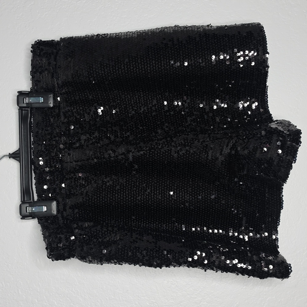 Sincerely Jules Black Sequin High Waist Women’s Shorts - Picture 5 of 5